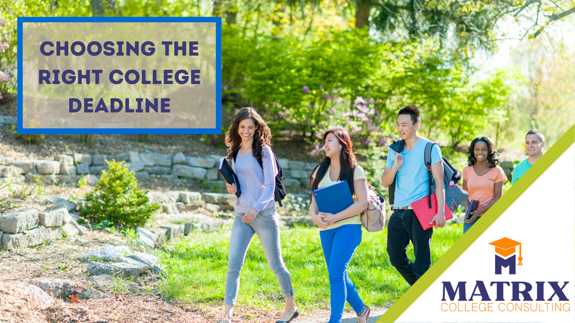 This blog is to help high school seniors learn about college application and admission deadline options.